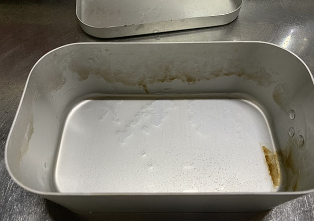 メスティン折で炊飯してみた