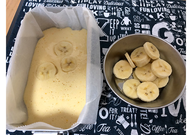 チョコバナナケーキ 作り方