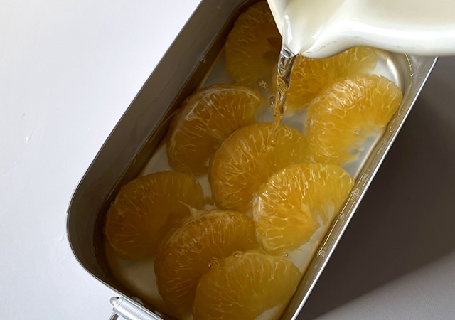 甘夏のゼリーケーキ 作り方