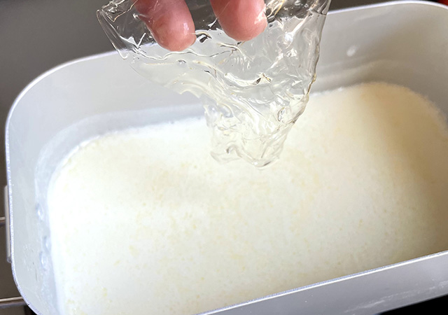 甘夏のゼリーケーキ 作り方