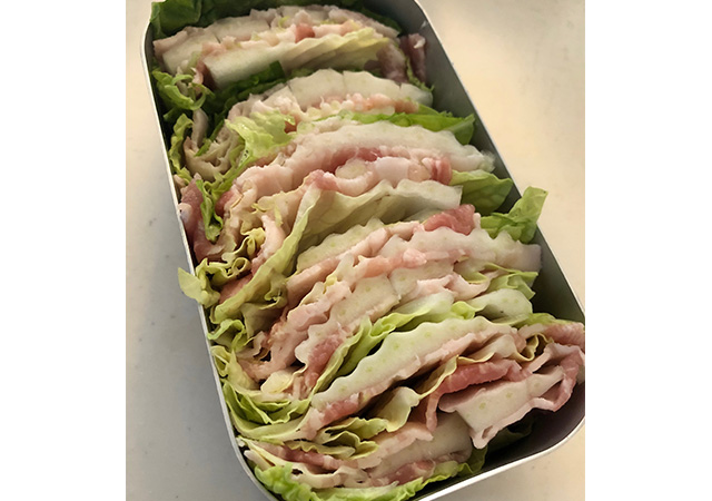 3.豚バラミルフィーユ