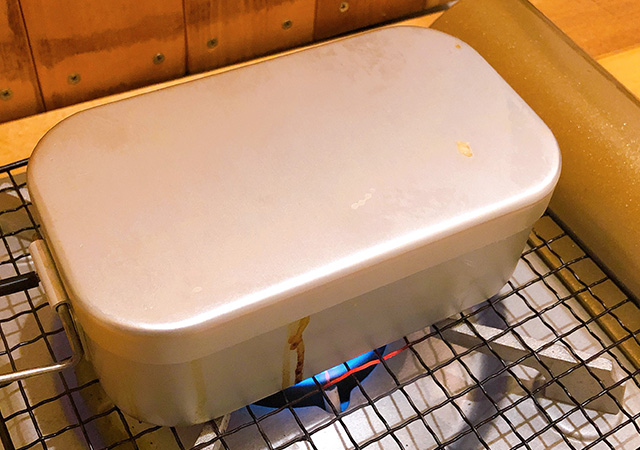 防災備蓄で作るサバ缶パエリア