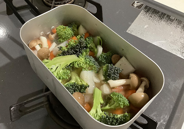 麺つゆ+バター味の炊き込みご飯