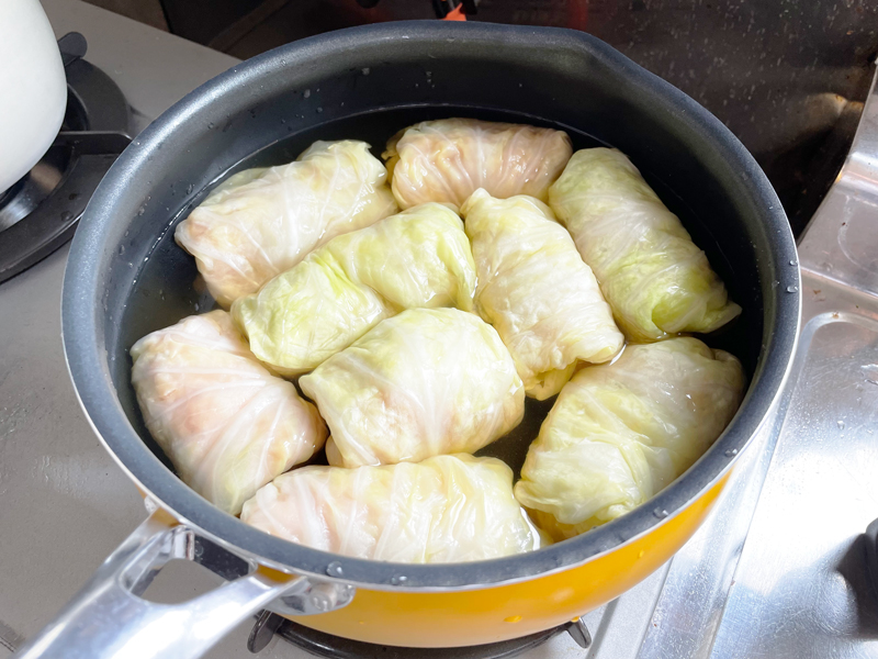 ロールキャベツの作り方