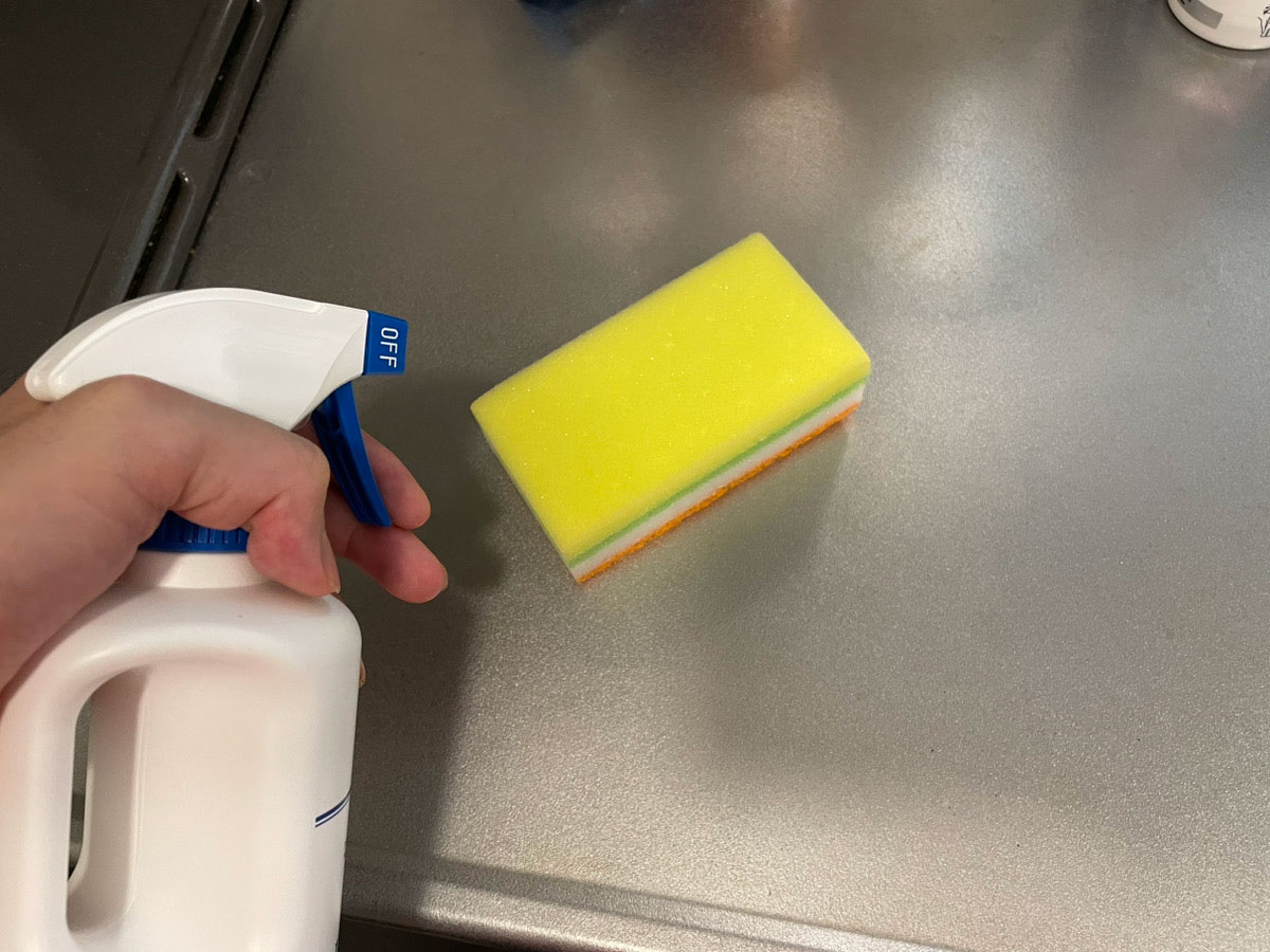 スポンジの除菌