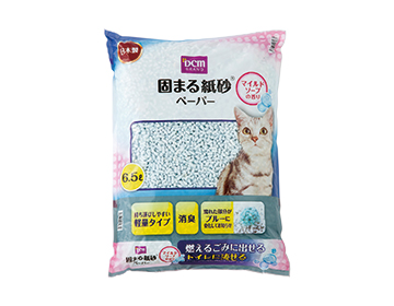 DCM　固まる紙砂 マイルドソープの香り 6.5L