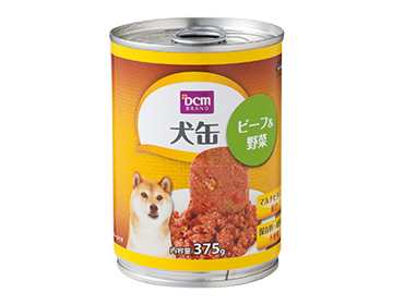 DCM　犬缶　ビーフ＆野菜 375g