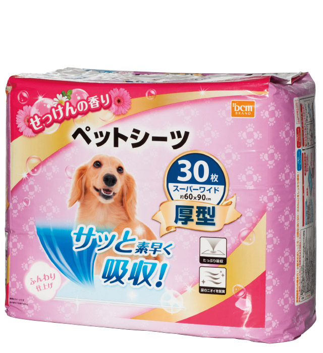 ＤＣＭ ペットシーツ厚型 ｜ 商品カテゴリー：ペットライフ ｜ 商品紹介 ｜ ＤＣＭ