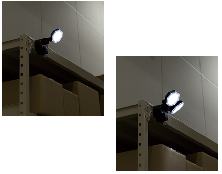 防犯対策にセンサーライト