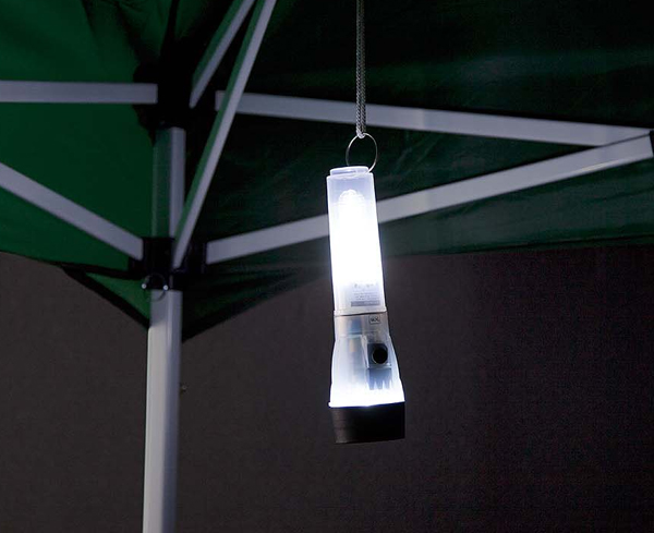 ランタン機能で照明