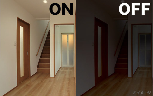 LED電球で省エネ効果